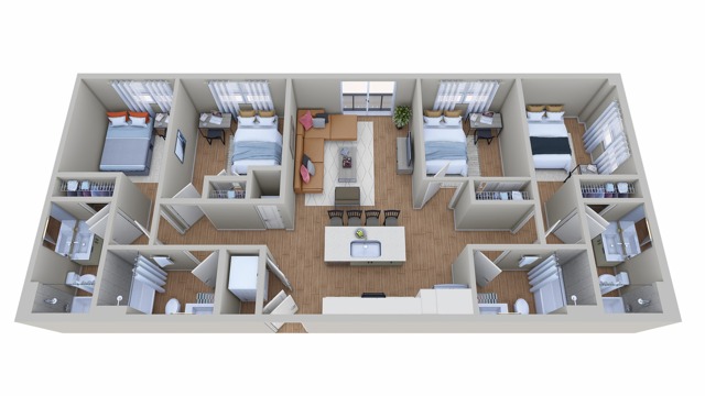  4x4 A  -  Noble 2500 | Student Housing  - Gallery -  1