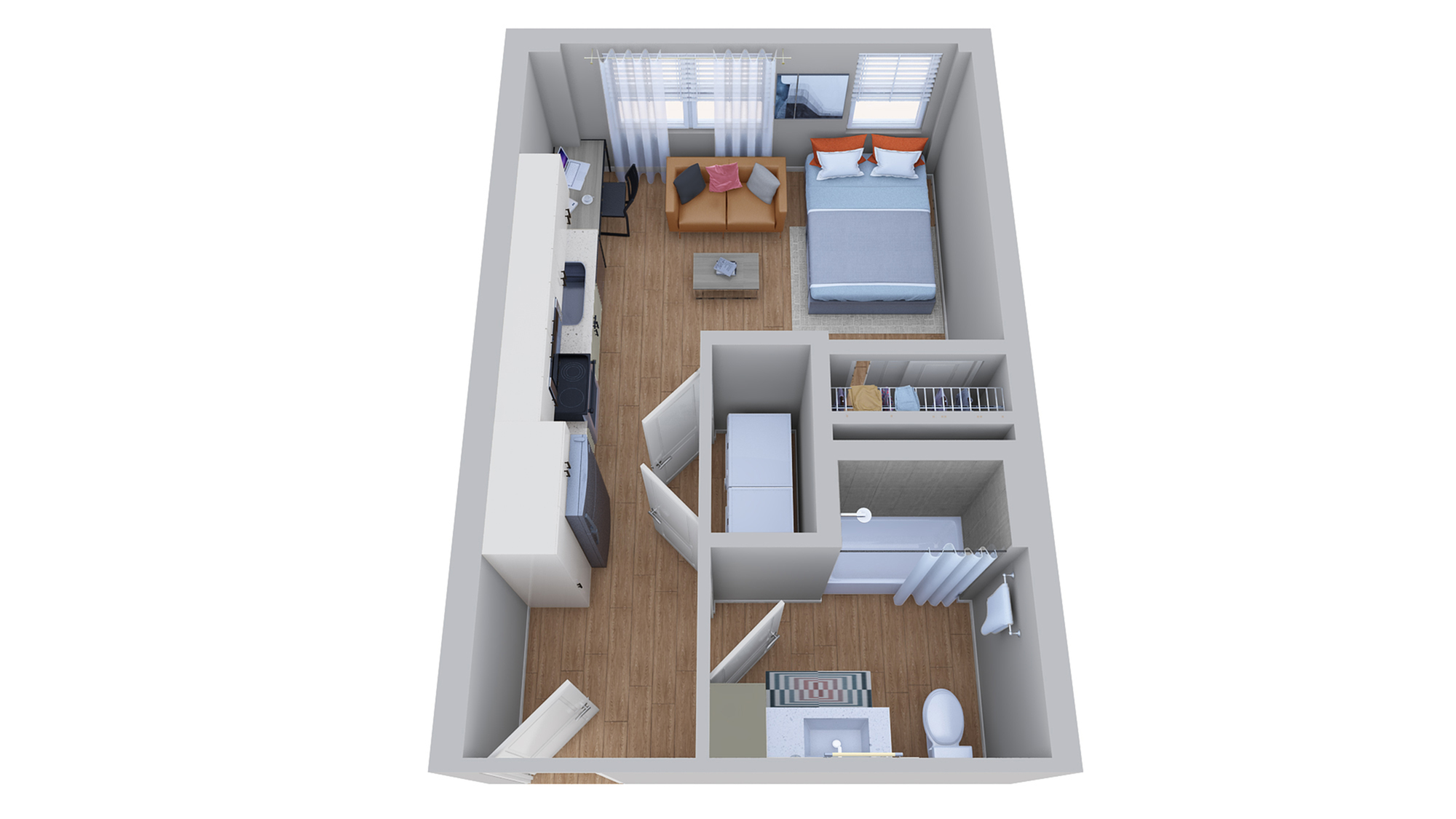  Studio B  -  Noble 2500 | Student Housing  - Gallery -  1