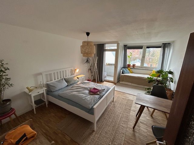 Furnished bright 1-room apartment in Linden Mitte