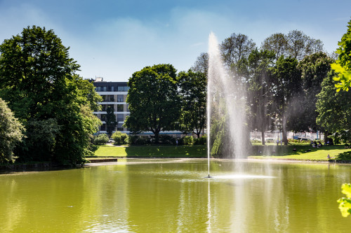 High-quality studio in the centre of Dresden with balcony, 15 minutes walk from the main station