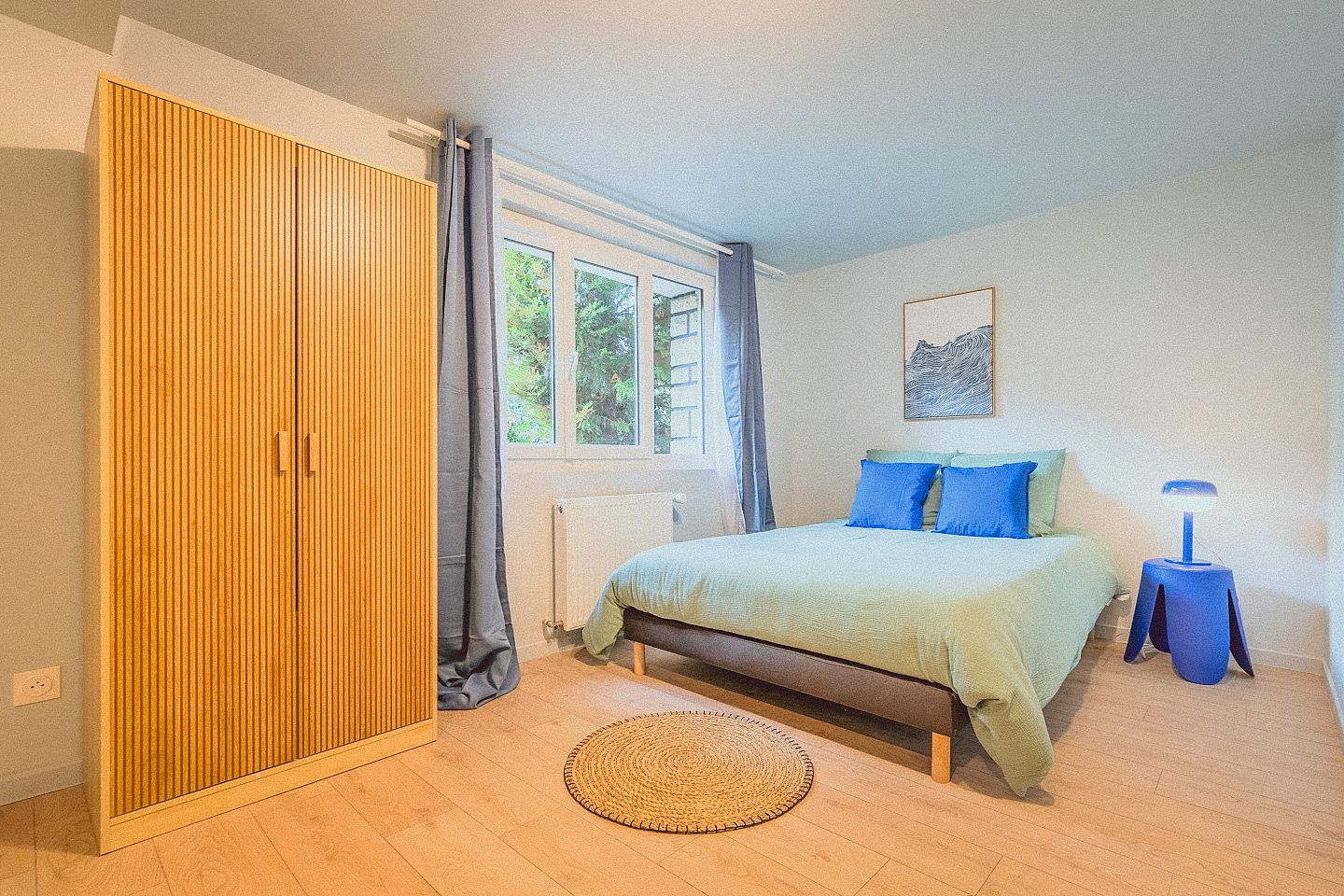  Room 3 - Néron - Ground Floor  -  Charming Coliving House in Alfortville with Cozy Living Spaces & Green Courtyard  - Gallery -  9