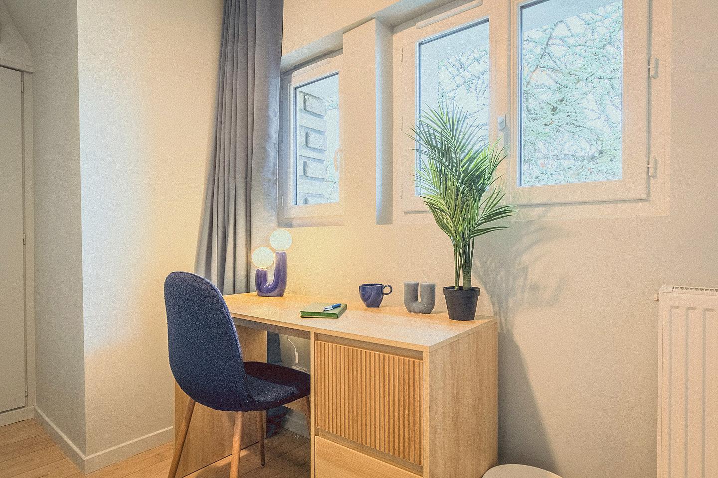 Room 7 - Brutus - Second Floor  -  Charming Coliving House in Alfortville with Cozy Living Spaces & Green Courtyard  - Gallery -  12