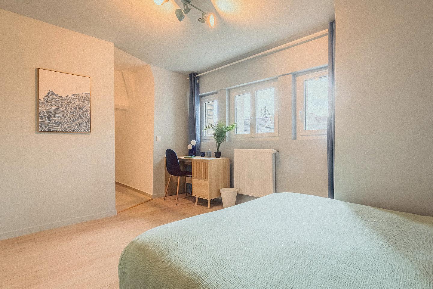  Room 9 - Agrippine - Second Floor  -  Charming Coliving House in Alfortville with Cozy Living Spaces & Green Courtyard  - Gallery -  11