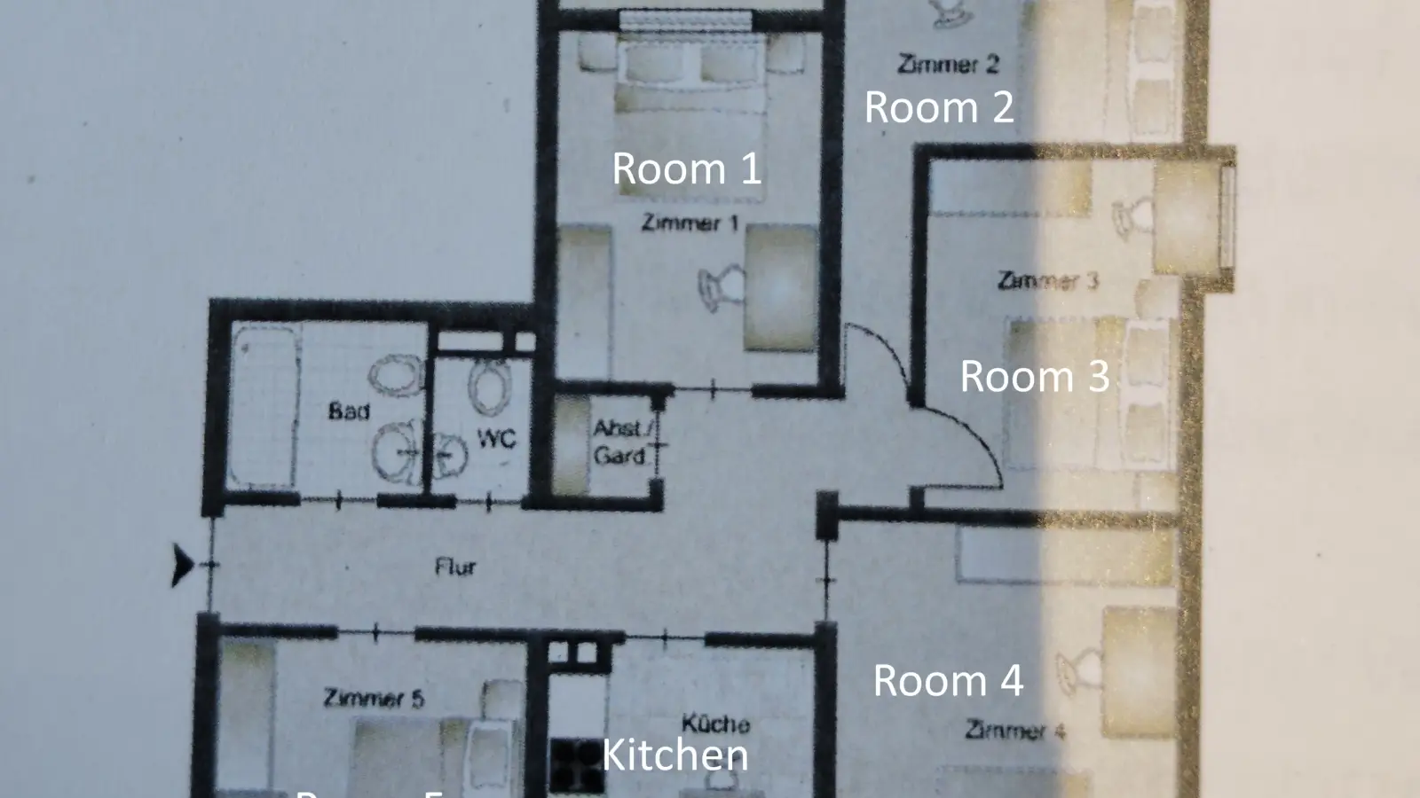  Single Room  -  Room in shared apartment in München  - Gallery -  3