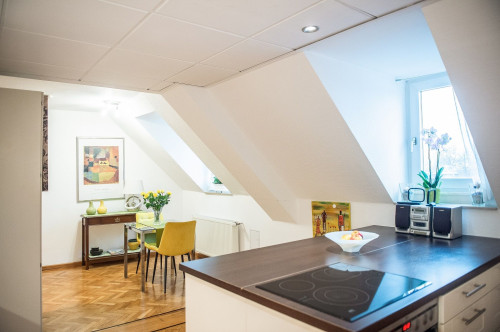 Spacious, superbly centrally located apartment above the rooftops of the city Oldenburg - Gallery - 3