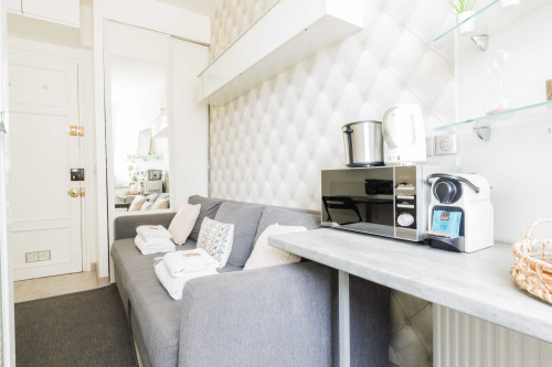 Cosy Studio overlooking the rooftops of Paris