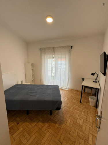 Very cosy single bedroom with a balcony, in the Norton de Matos neighbourhood
