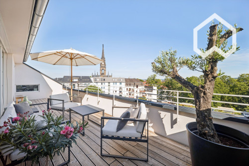 Premium penthouse Dresden Neustadt | 130 sqm | huge rooftop terrace | elevator into the apartment | parking | optional cleaning incl. - Gallery - 22