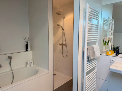 Premium penthouse Dresden Neustadt | 130 sqm | huge rooftop terrace | elevator into the apartment | parking | optional cleaning incl.