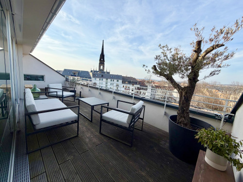 Premium penthouse Dresden Neustadt | 130 sqm | huge rooftop terrace | elevator into the apartment | parking | optional cleaning incl. - Gallery - 37