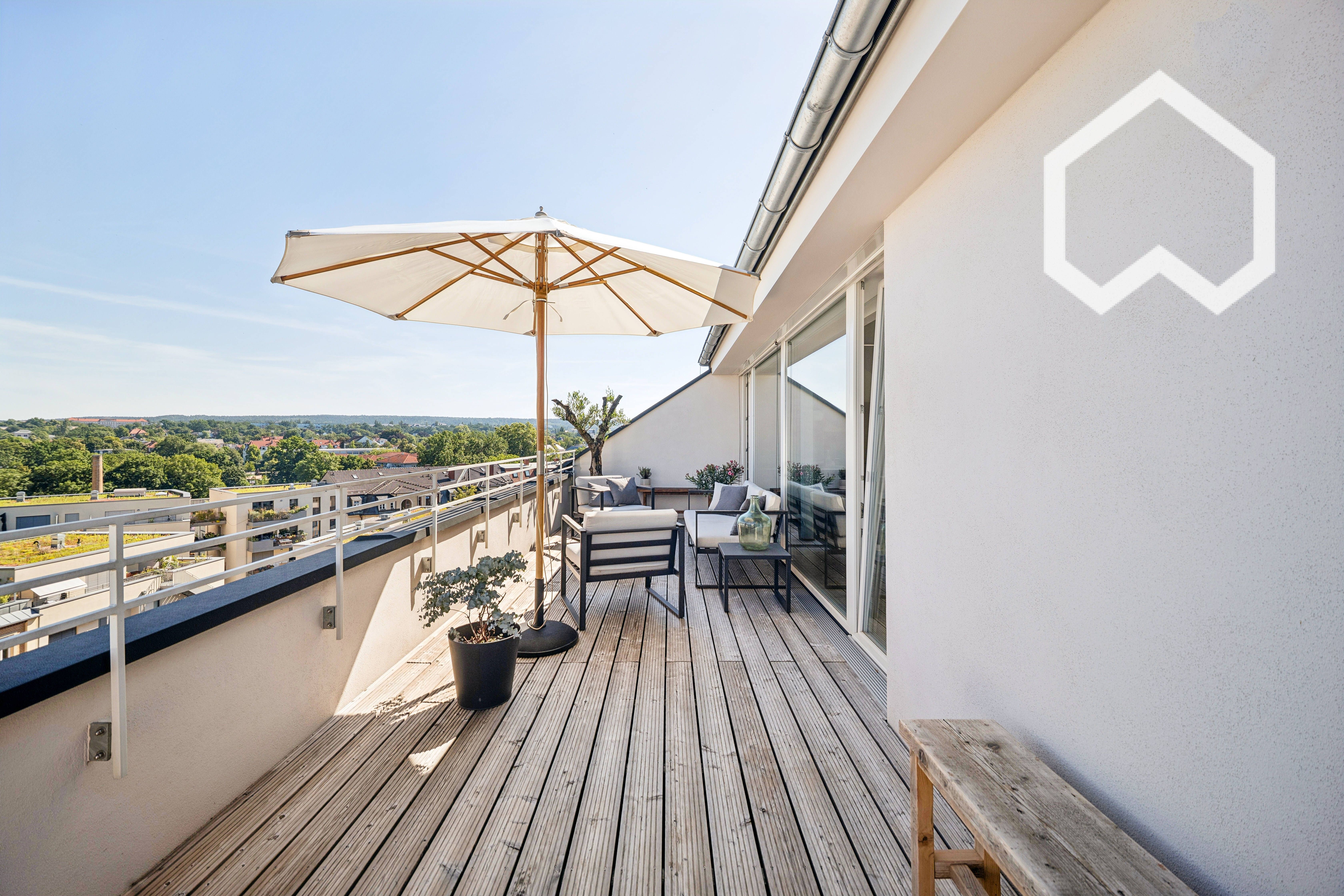 Premium Penthouse Dresden Neustadt | 130 Sqm | Huge Rooftop Terrace | Elevator Into The Apartment |  - 5