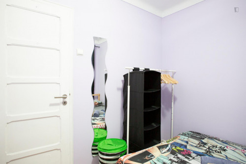 Double bedroom in Bairro Alto, central Lisbon