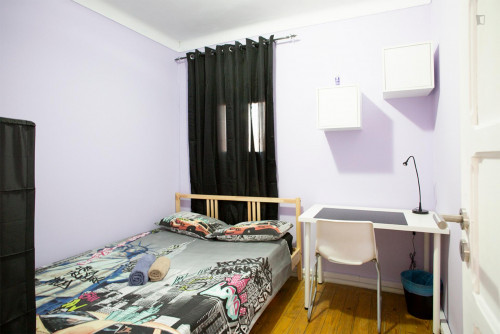 Double bedroom in Bairro Alto, central Lisbon