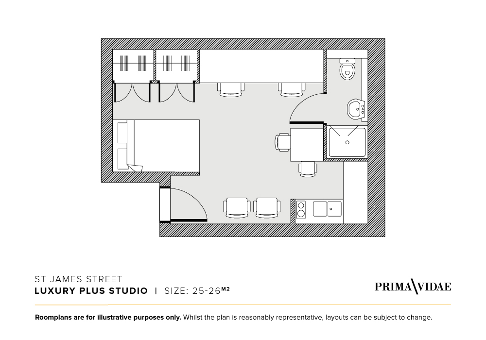  Luxury Plus Studio  -  Collegiate St James Street  - Gallery -  2