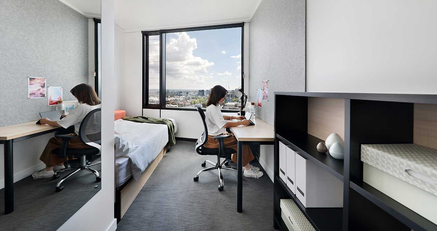 Single Bedroom – 6 Share Apt  -  Iglu Melbourne City  - Gallery -  1