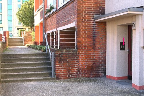 Rosemarie - Bright and quite two-room flat with fast internet embraces concentration and contemplation