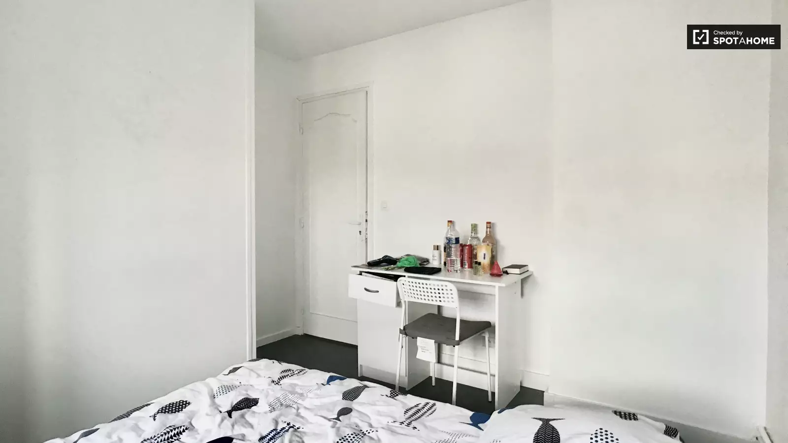 Bedroom 4 - Room in a shared 4-bedroom apartment for rent in Floréal-Allende-Mutuelle - Gallery - 6