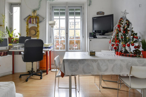 Bright and relaxing single bedroom with a balcony, in La Latina  - Gallery -  5