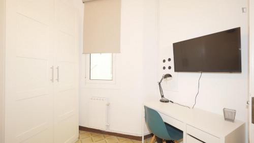 Comfy single bedroom in Dreta de l'Eixample