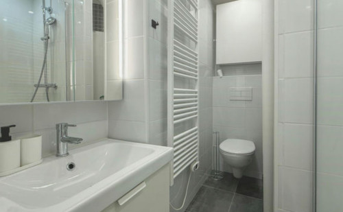 Studio in Paris 18th arrondissement, near Marx Dormoy metro station