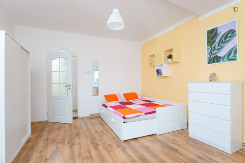 Sunny double bedroom in Jezerka