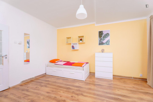 Sunny double bedroom in Jezerka
