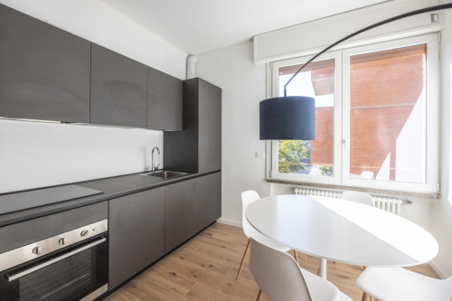 Sunny 2-bedroom apartment near the Bologna Centrale train station 