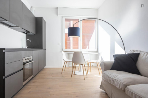 Sunny 2-bedroom apartment near the Bologna Centrale train station 