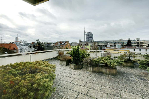Ruhige möblierte 1-Zimmer Wohnung mit Balkon zum Hinterhof / in München Milbertshofen - Schwabing Nord - Gallery - 8