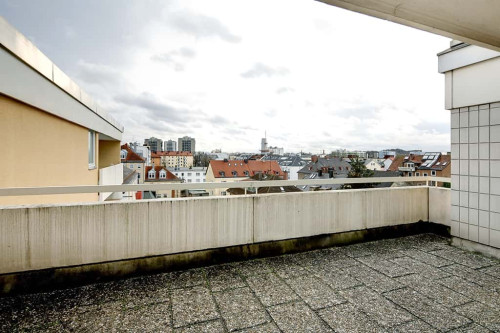 Ruhige möblierte 1-Zimmer Wohnung mit Balkon zum Hinterhof / in München Milbertshofen - Schwabing Nord - Gallery - 6