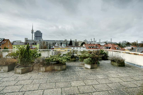 Ruhige möblierte 1-Zimmer Wohnung mit Balkon zum Hinterhof / in München Milbertshofen - Schwabing Nord - Gallery - 9