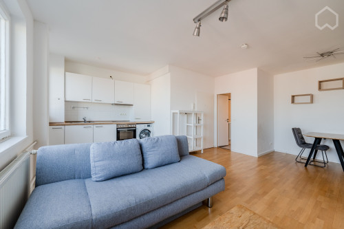 Sunny apartment overlooking the rooftops of Berlin