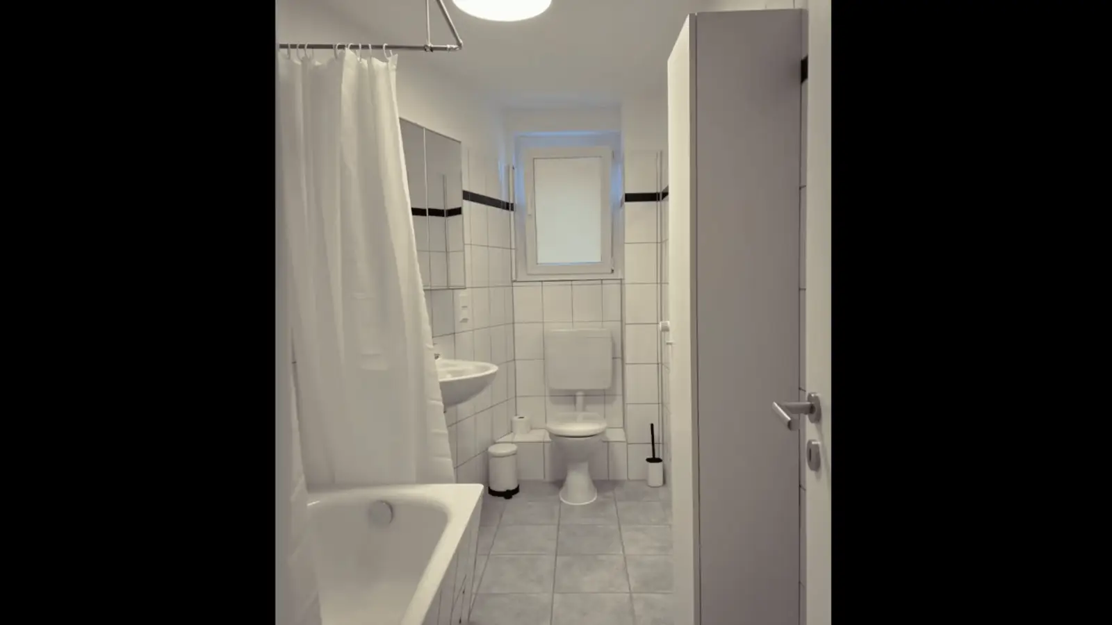 Bedroom 1 - Room in a shared 3-bedroom apartment for rent in Frankfurt am Main, all bills included - Gallery - 3