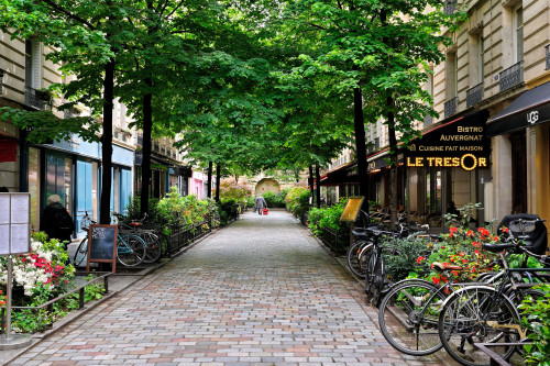 Stunning apartment with south-facing balcony in prized district of Marais - 1 bedroom & living room - on pedestrian street - Haussmannien