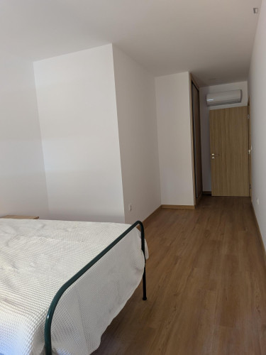 Nice bedroom in a 4-bedroom flat