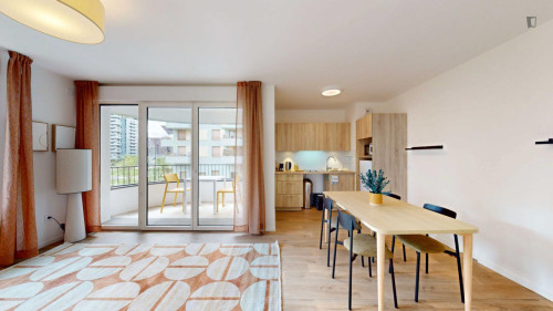 Comfy single bedroom in Asnières-sur-Seine