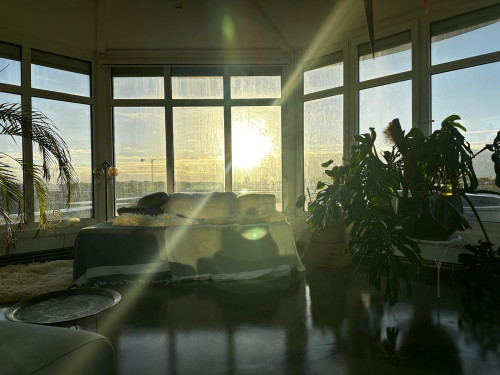 160 sqm designer rooftop-penthouse loft with 70 sqm rooftop terrace & panoramic 360° view glass rooftop lounge