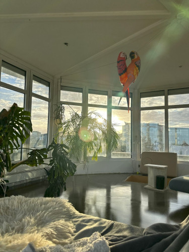 160 sqm designer rooftop-penthouse loft with 70 sqm rooftop terrace & panoramic 360° view glass rooftop lounge