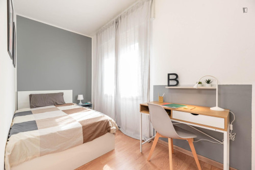 Bright single bedroom in Padua