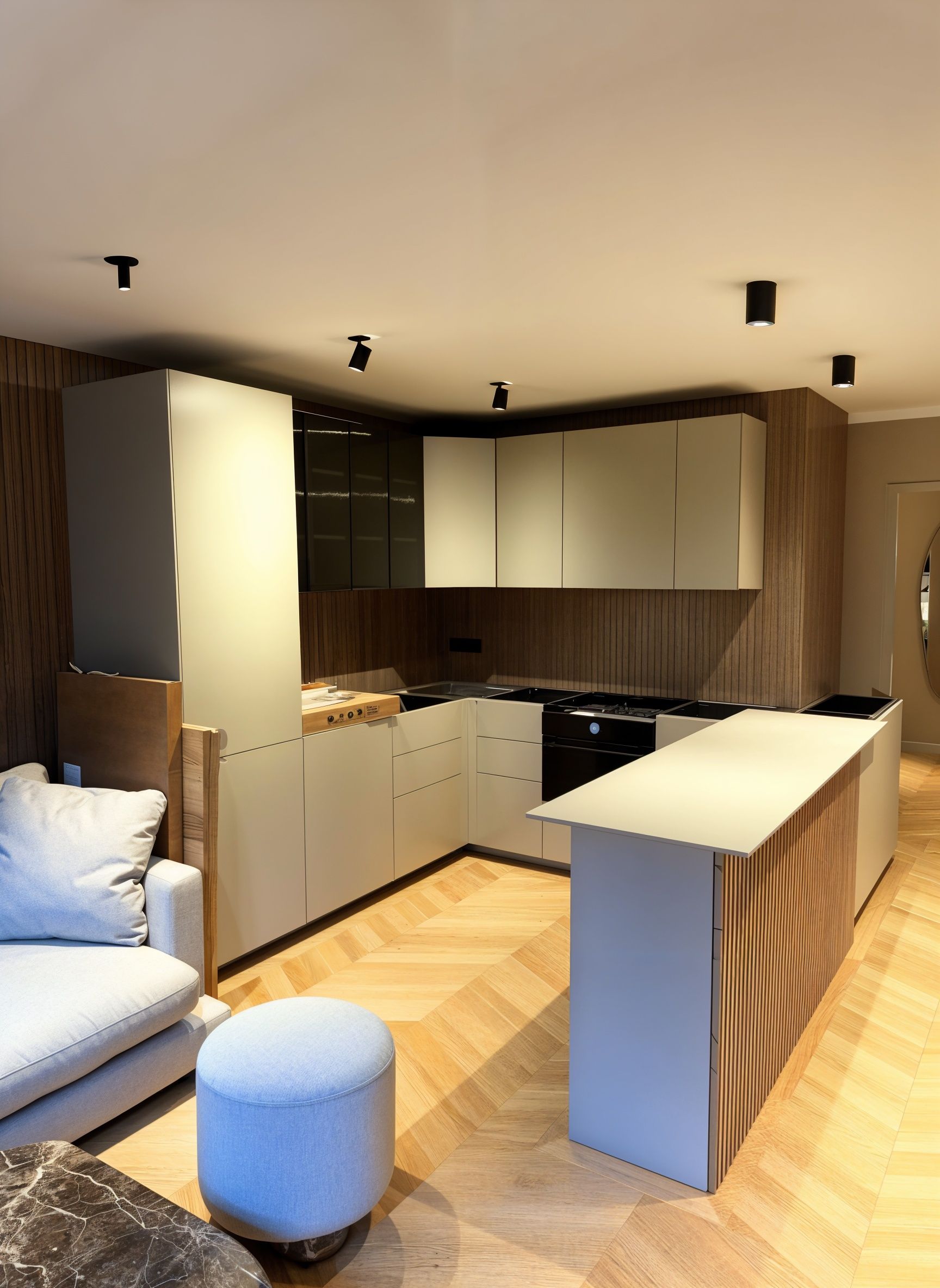High-Quality Furnished 2.5-Room Basement Apartment With Design Interior - 6