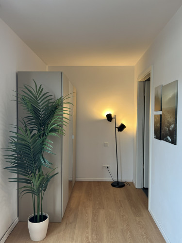 Stylish, centrally located business apartment—all-inclusive and fully furnished, with private rooftop terrace—ideal for project staff/expats