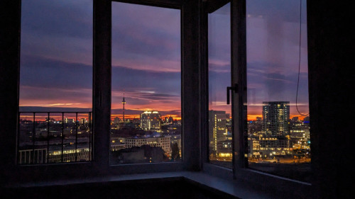 17. floor with gym near central station