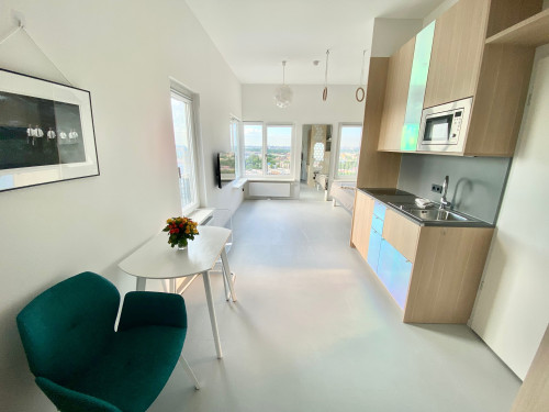 17. floor with gym near central station