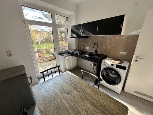 Bright 2-room apartment with garden & workspace – newly renovated in Aachen - Gallery - 21
