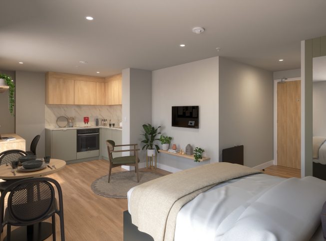  Deluxe Studio - Upper Tower  -  Fusion Leeds  - Gallery -  1
