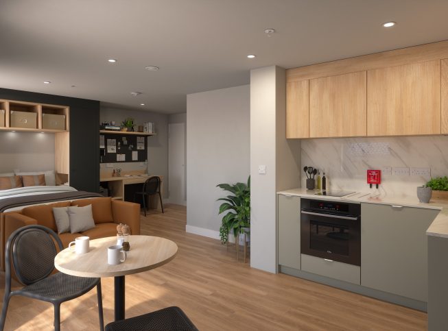  Deluxe Studio - Upper Tower  -  Fusion Leeds  - Gallery -  3