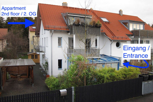 Upscale, fully furnished 3-room top floor apartment in Munich Trudering (close to Airbus, Siemens,...) - Gallery - 9