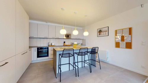 Pleasant double bedroom near Parc de la Maison Blanche