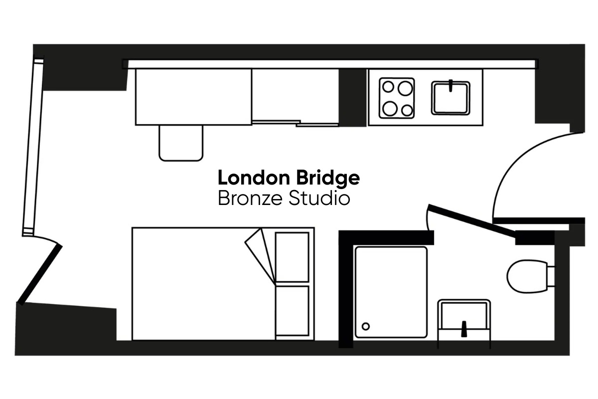  Bronze Studio - Standard View | Mid Level  -  Go Britanya - London Bridge  - Gallery -  6