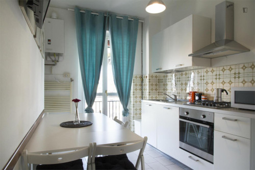 Fresh Double Bedroom Next to the Affori Centro Metro Station